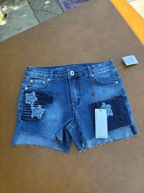 Adriano Goldschmied Kids The Skylar Patchwork Hi-Lo Short NWT Size 14